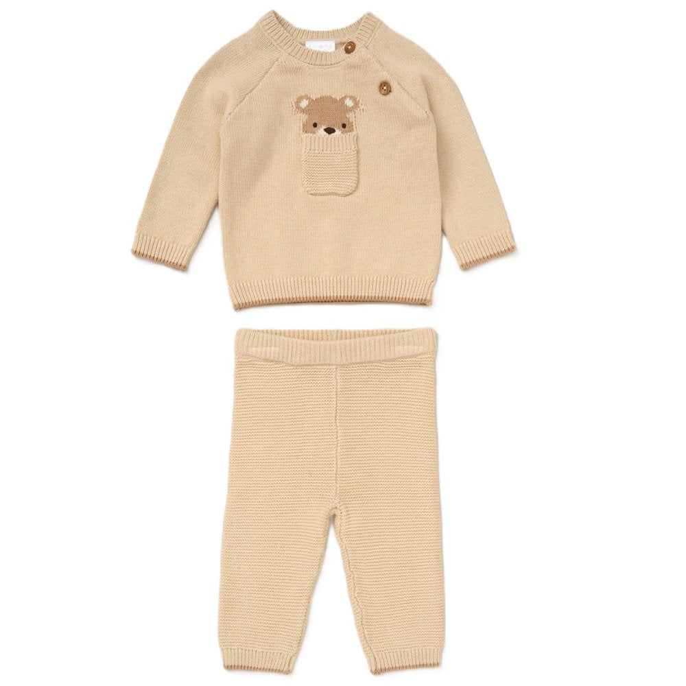 Baby Teddy Knitted Outfit
