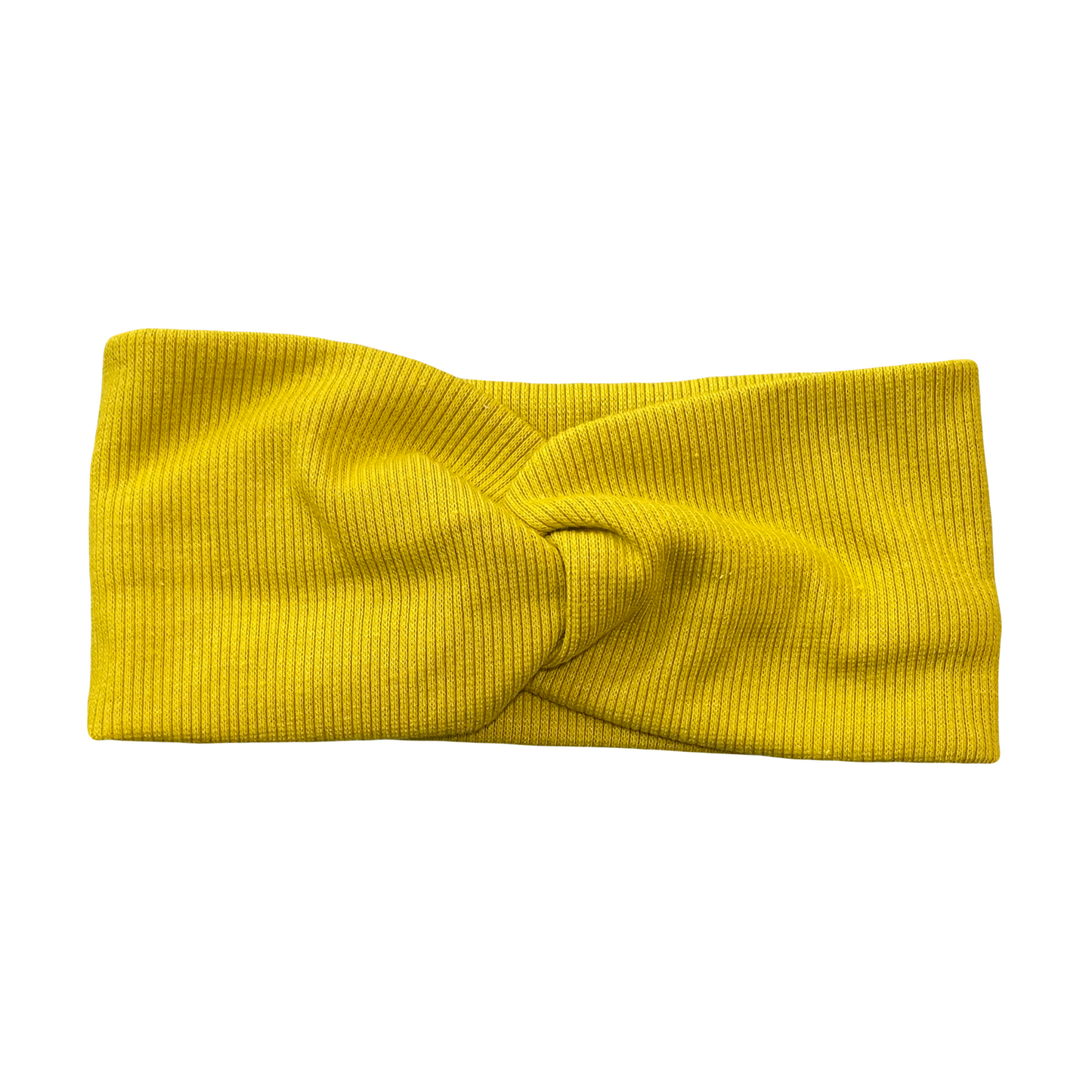Yellow Ribbed Headband