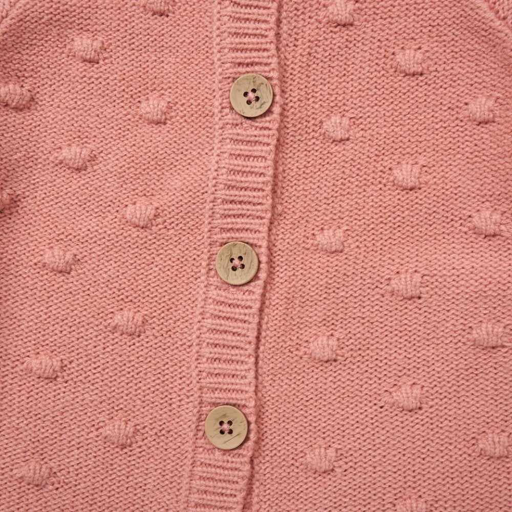 Girls Knitted Cardigan & Ribbed Legging Outfit