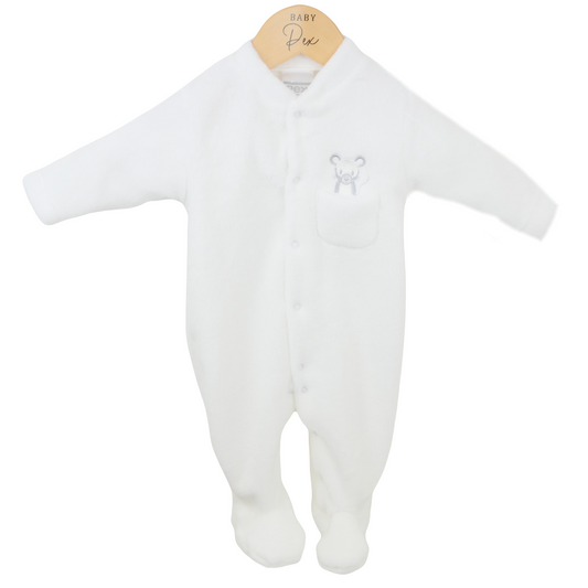 Baby Fluffy Mouse Sleepsuit