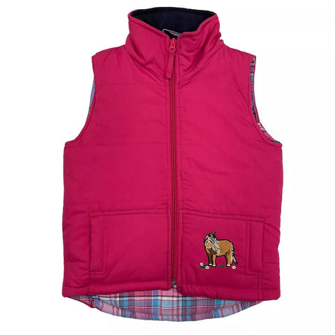 Baby Girls Pony Gilet