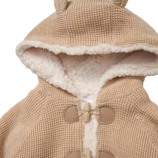 Baby Knitted Sherpa Lined Pramsuit