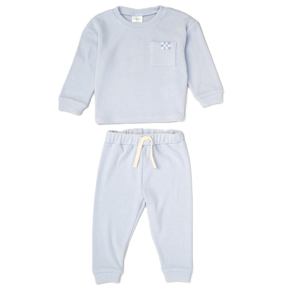 Baby Boys Ribbed Lounge Outfit