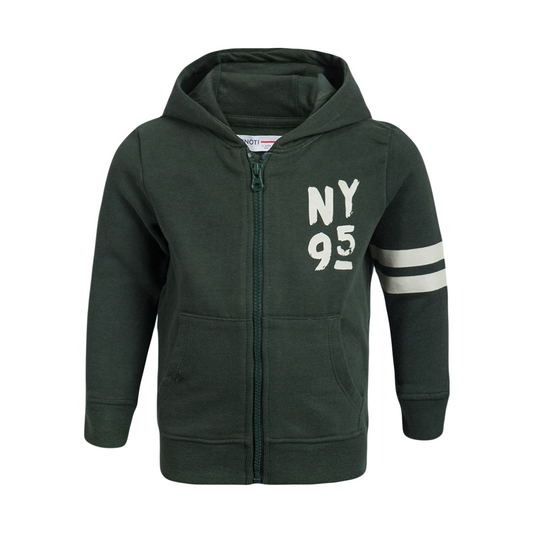 Boys Zip Through Hoodie