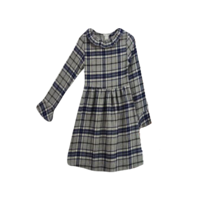Girls Check Dress