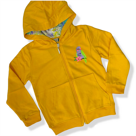 Girls Zip Through Hoodie