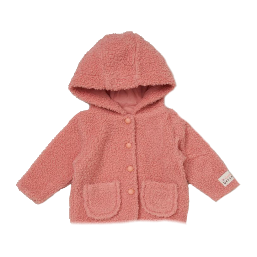 Baby Girls Teddy Fleece Jacket