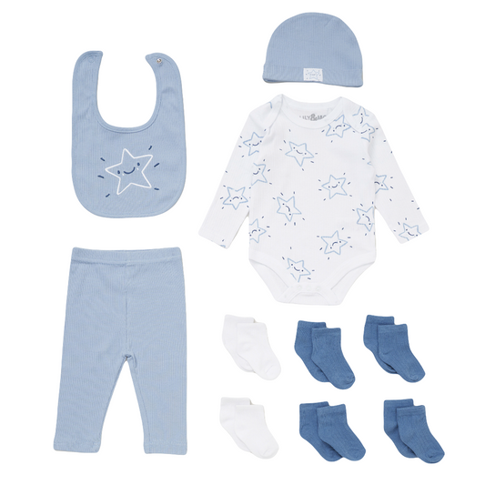 Baby Boys 10 Piece Gift Set