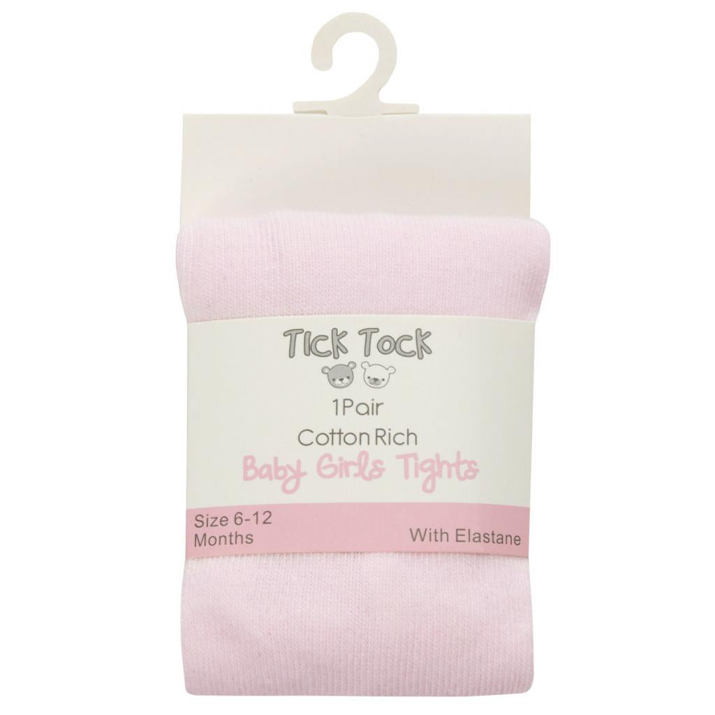 Baby Girls Pink Knitted Tights