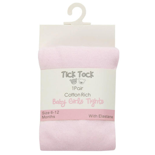 Baby Girls Pink Knitted Tights