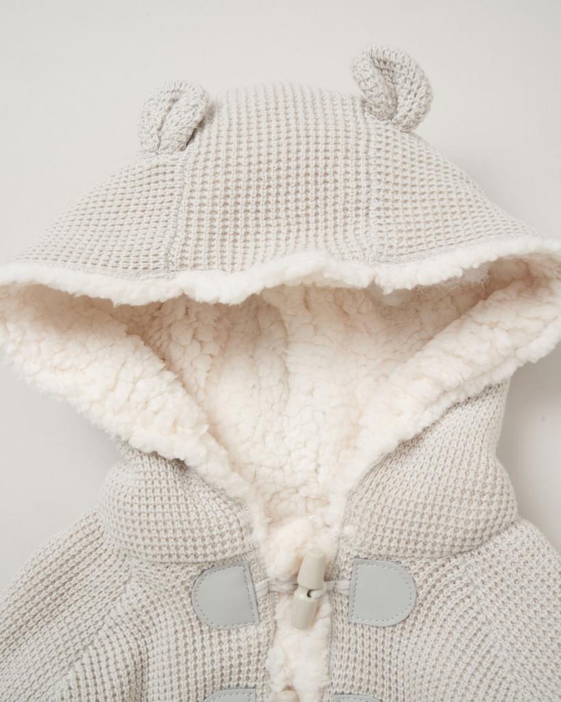 Baby Knitted Sherpa Lined Knitted Jacket