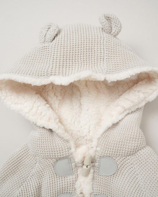 Baby Knitted Sherpa Lined Knitted Jacket