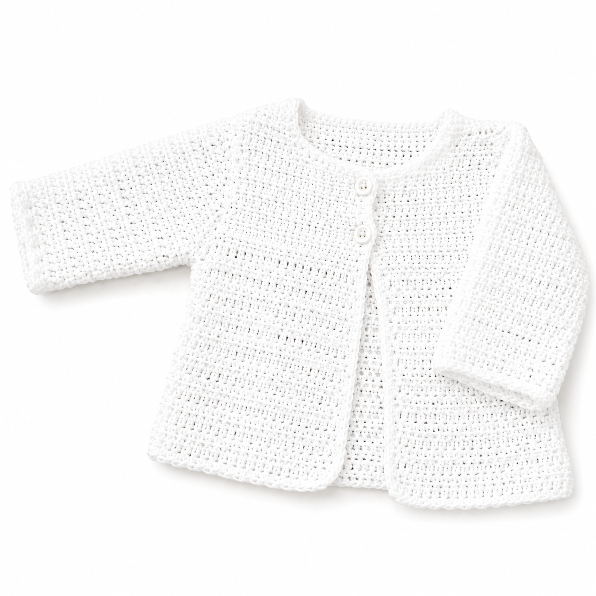 Hand Crocheted Fine Cardigan