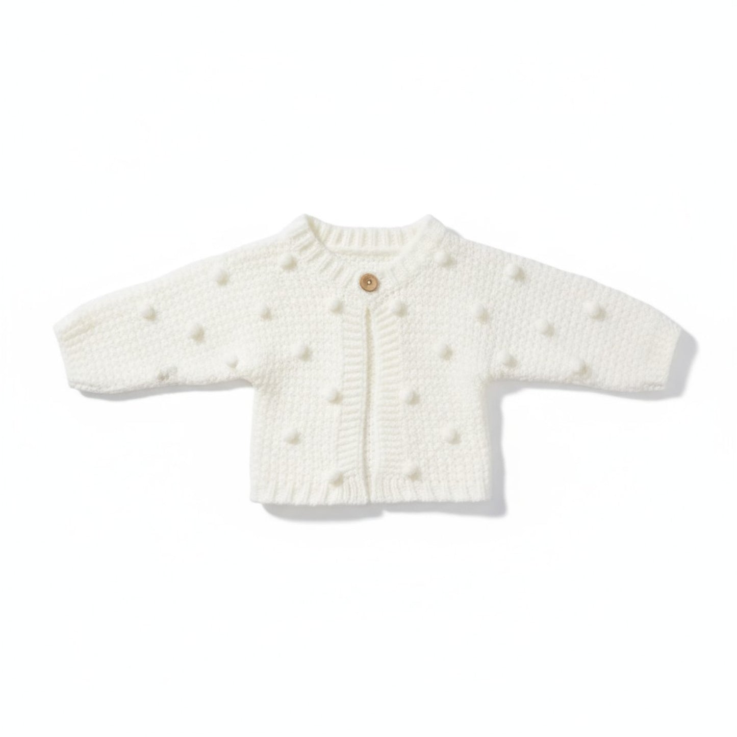 Baby Girls Chunky Popcorn Cardigan