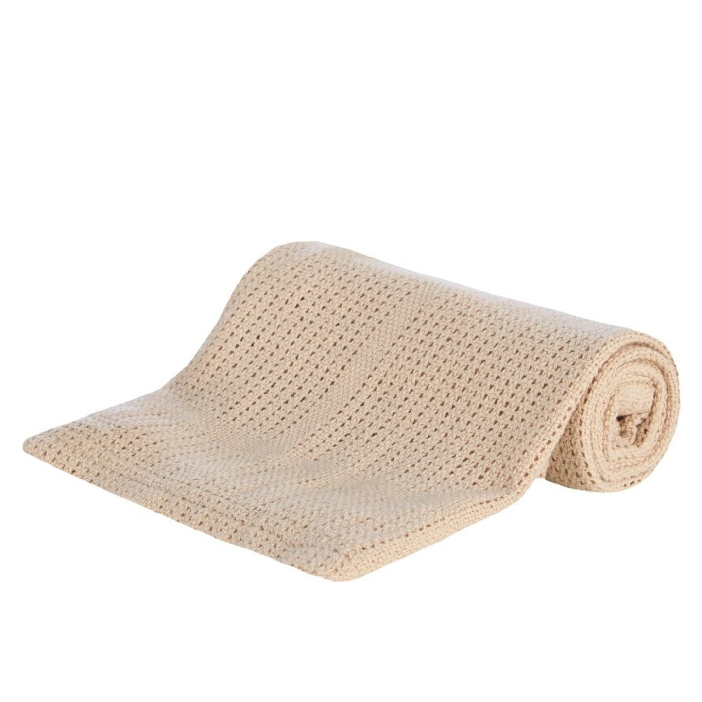 Beige Cellular Blanket