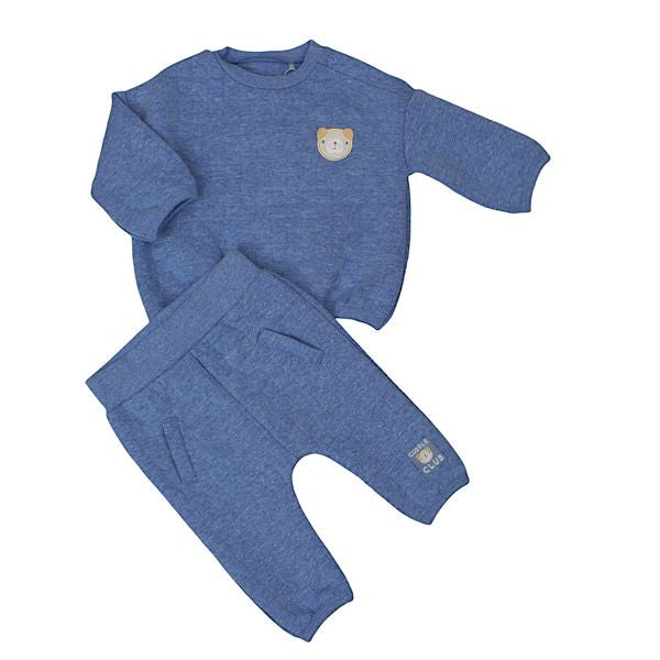 Baby Boys Quilted Teddy Bear Outfit