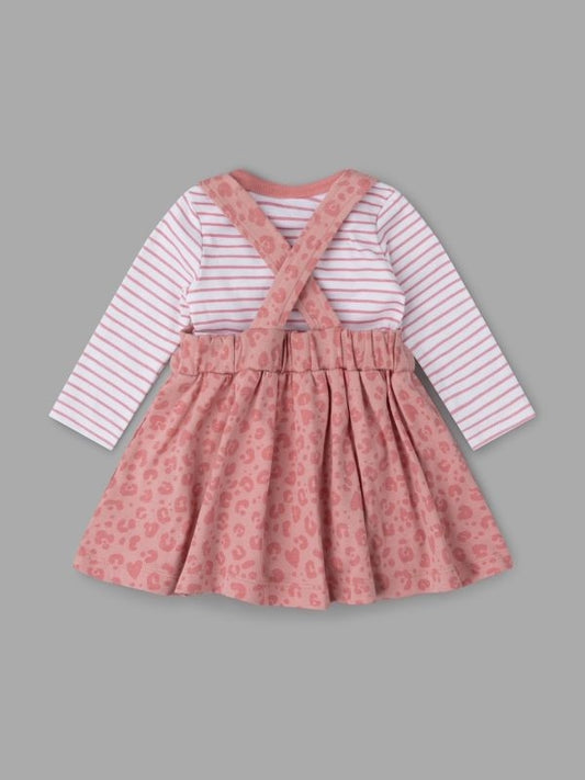 Baby Girls Organic Leopard Print Dress