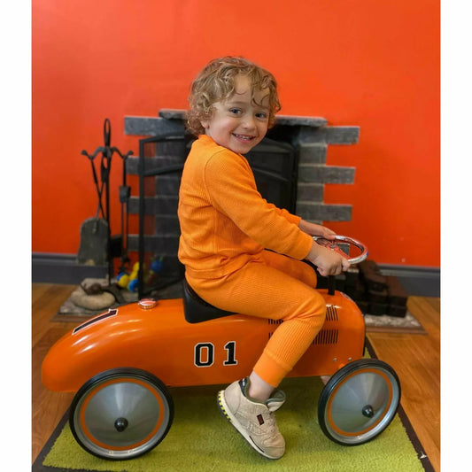 Orange Organic Waffle Set