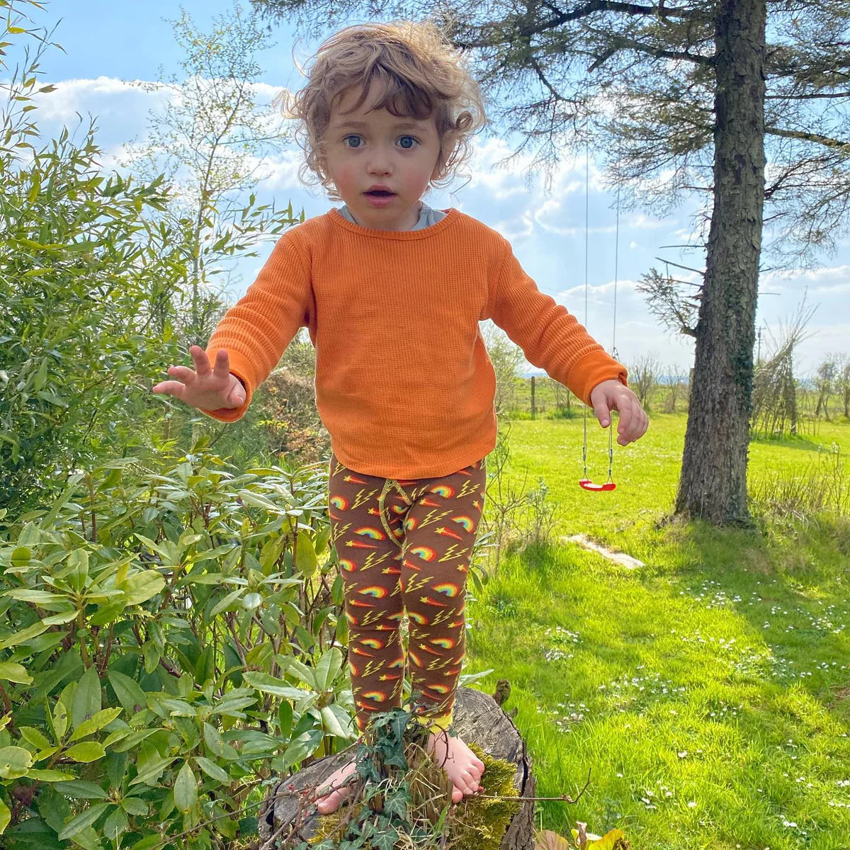 Baby Orange Organic Waffle Set