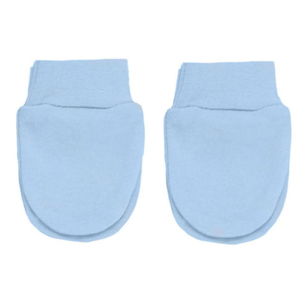 Blue Single Pair of Anti-Scratch Mittens