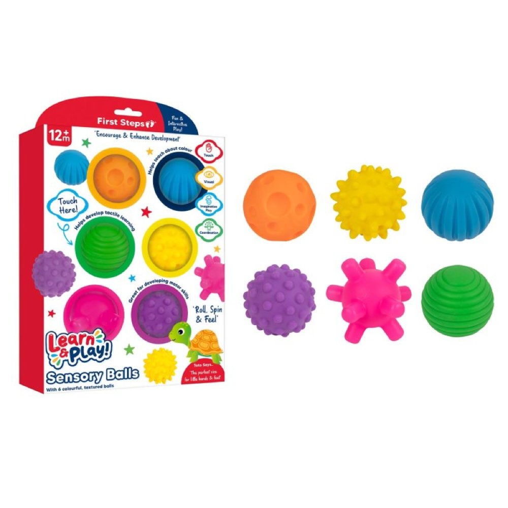 Pack of 6 Sensory Balls