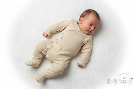 Baby Ribbed Sleepsuit