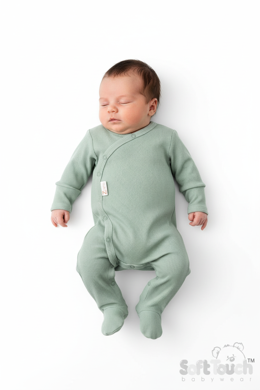 Baby Ribbed Sleepsuit
