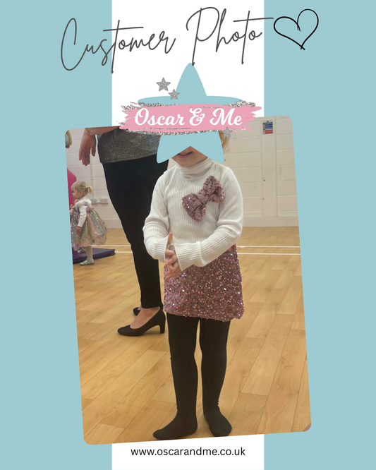 Girls Sequin Skirt & Top Outfit