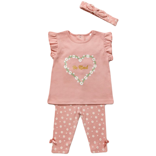 Baby Girls Daisy Print Outfit