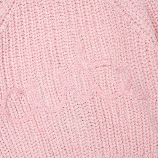 Baby Girls Knitted Cardigan with Embroidery