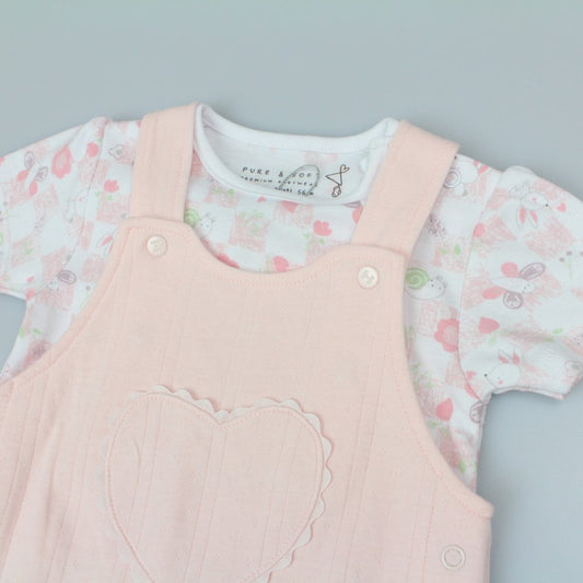 Baby Girls Dungaree Outfit
