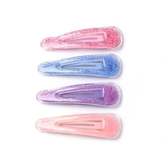 4 Covered Glitter Hair Sleepies