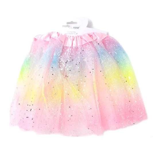Pastel Rainbow Glitter Tutu