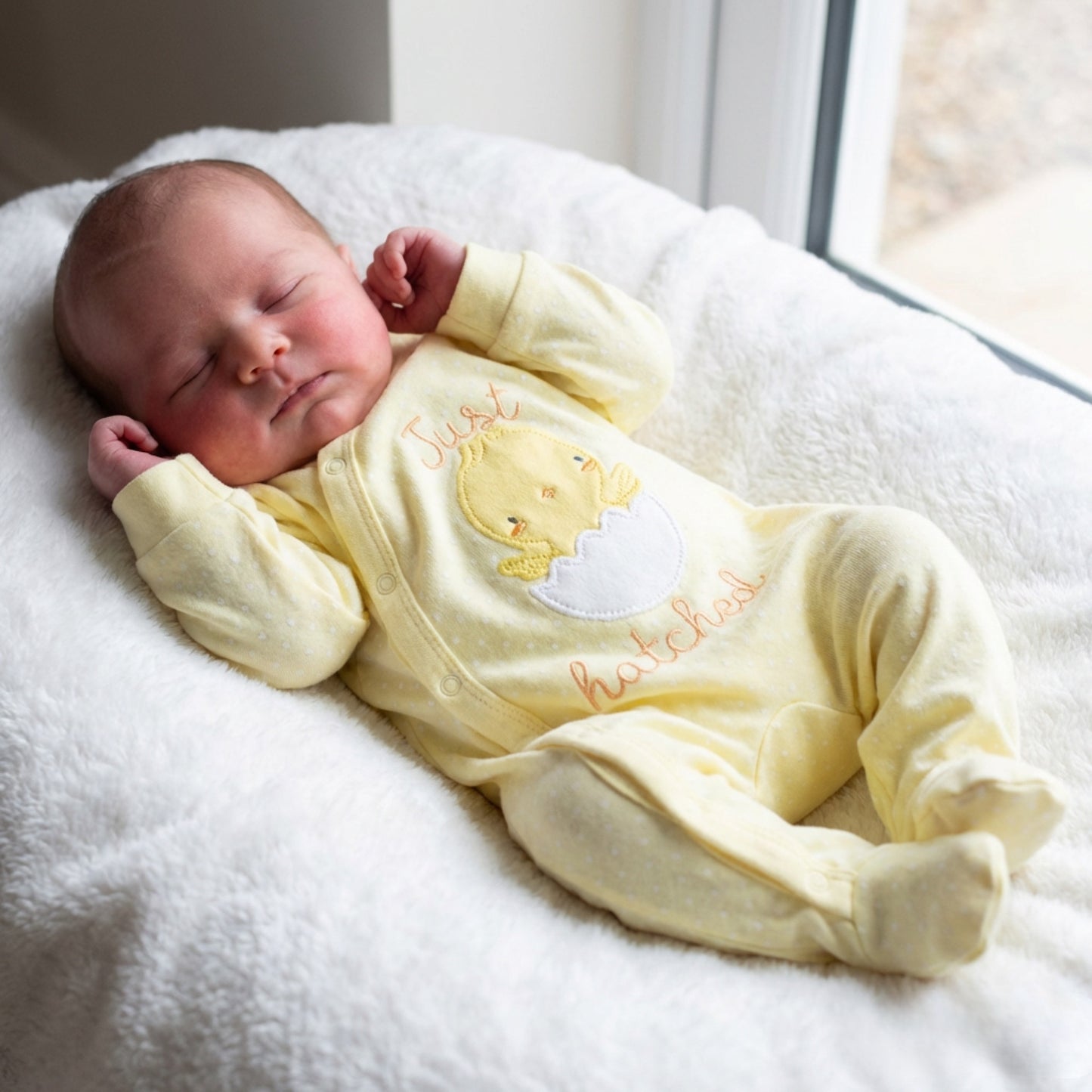 Baby Just Hatched Sleepsuit