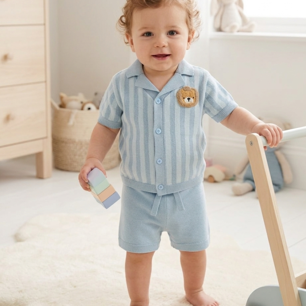 Baby Boys Shirt & Shorts Outfit