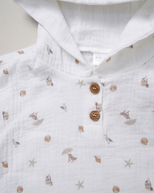 Baby Seaside Muslin Outfit with Sunglasses