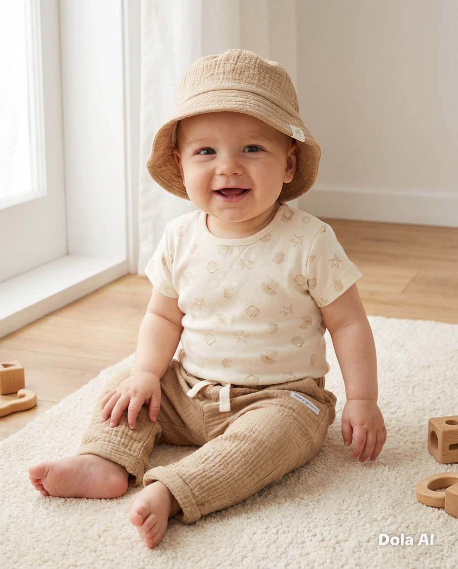 Baby Organic Muslin Outfit