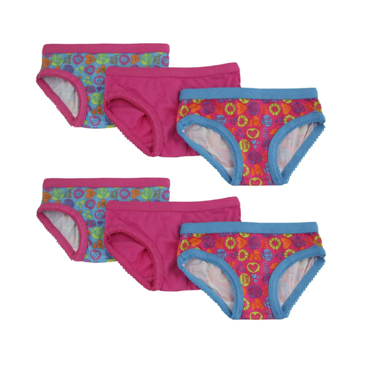 Girls 6 Pack First Pants