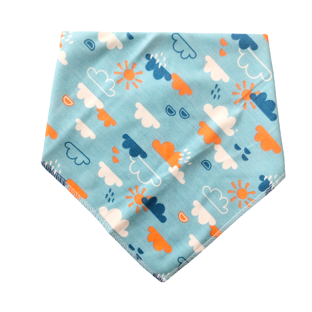 Cloud Bandana Bib