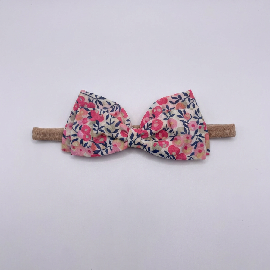 Liberty Wiltshire - Pink Large Bow Headband