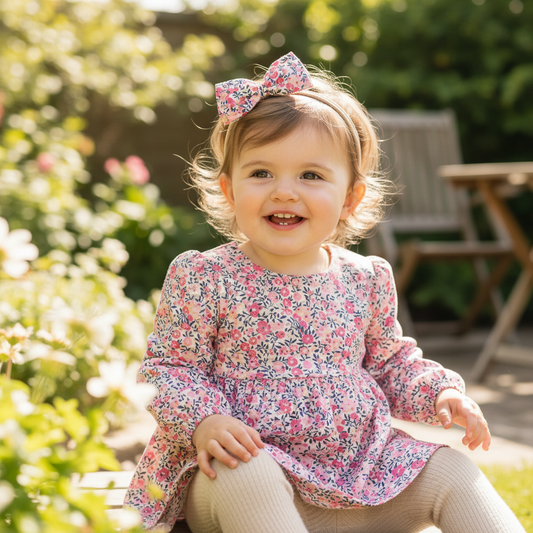 Liberty Wiltshire - Pink Large Bow Headband