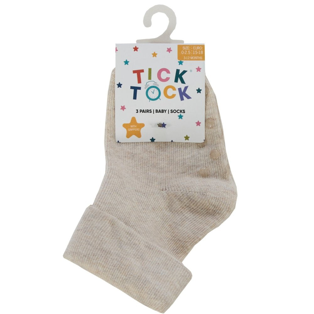 Baby Turn Over Socks with Grippers