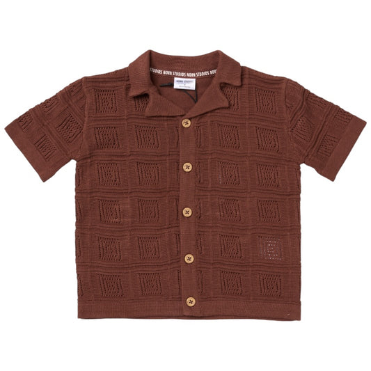 Boys Knit Shorts & Shirt Outfit