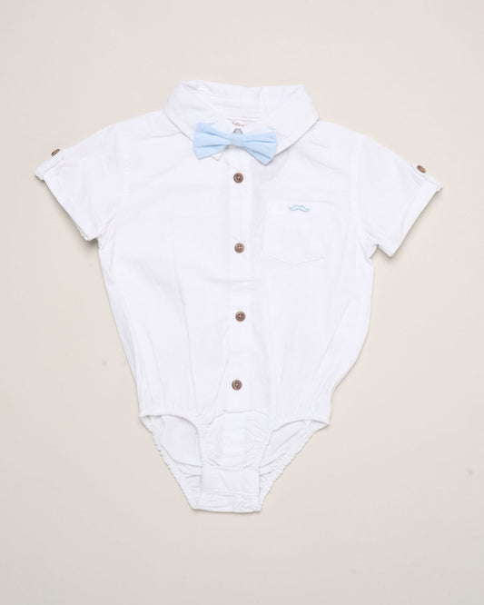 Baby Boys Bow Tie & Braces Outfit