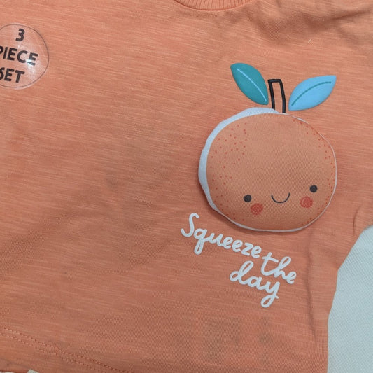 Baby Girls Peach Outfit