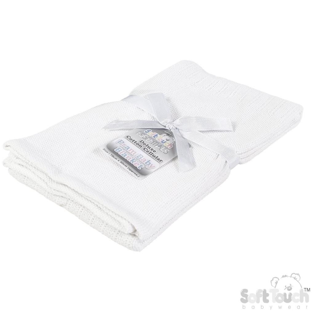 Deluxe Cellular Pram Blanket