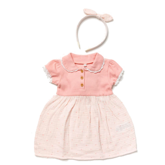 Baby Girls Dress with Alice Band
