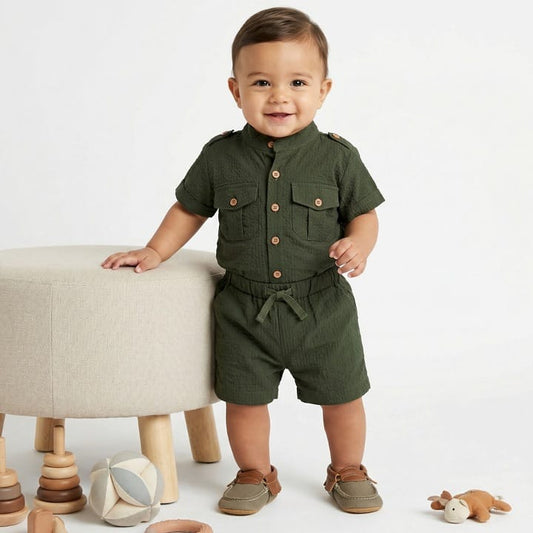 Baby Boys Shorts & Shirt Outfit