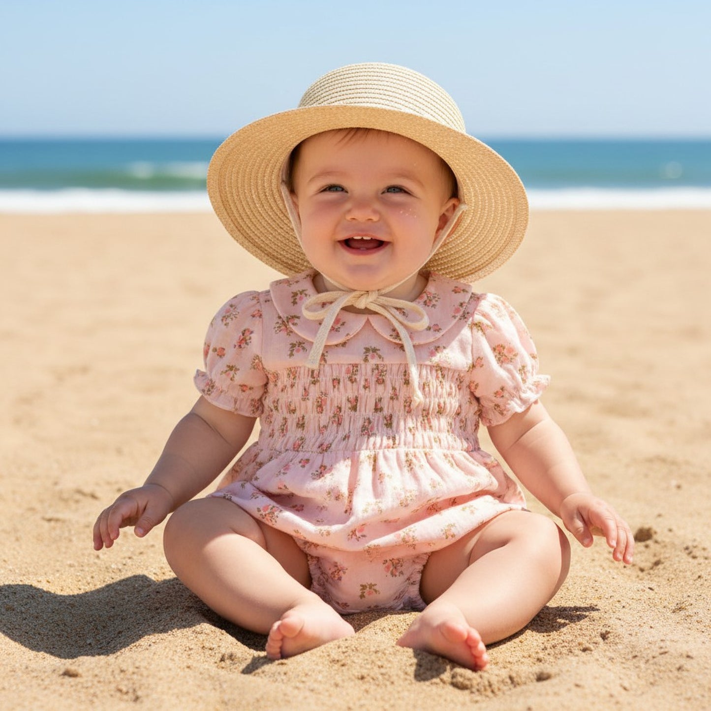 Baby Girls Floral Romper