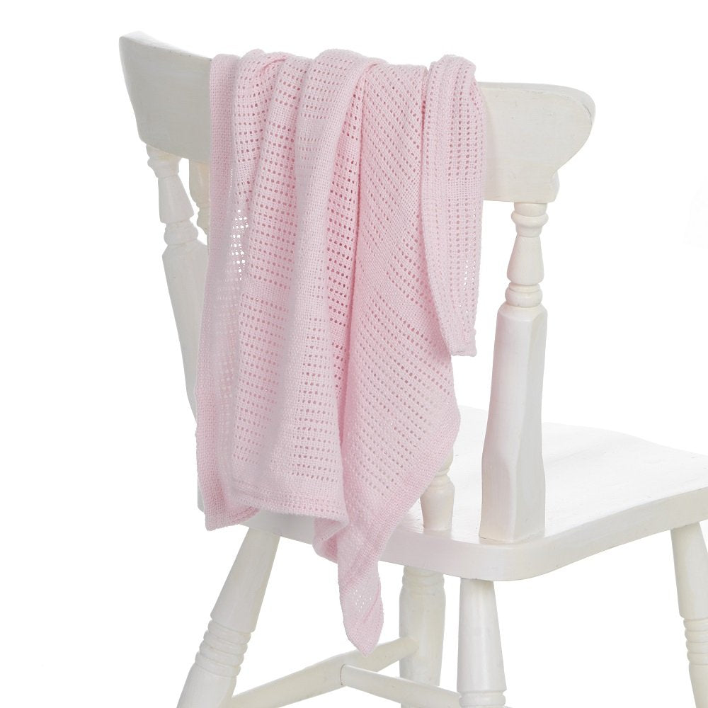 Pink Cellular Blanket